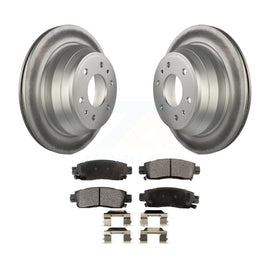 Rear Coat Brake Rotor Ceramic Pad Kit For Chevrolet Trailblazer GMC Envoy EXT XL