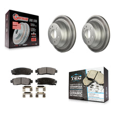 Charger l'image dans la galerie, Rear Coat Brake Rotor Ceramic Pad Kit For Chevrolet Trailblazer GMC Envoy EXT XL