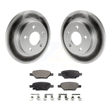 Charger l&#39;image dans la galerie, Rear Coat Brake Rotor Ceramic Pad Kit For Chevrolet Malibu Pontiac G6 Cobalt Ion