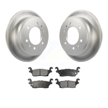 Charger l&#39;image dans la galerie, Rear Coated Disc Brake Rotors And Ceramic Pads Kit For Hummer H3 H3T