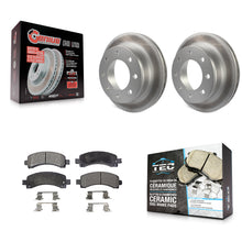 Load image into Gallery viewer, Rear Coat Brake Rotor Ceramic Pad Kit For Chevrolet Express 3500 2500 GMC Savana