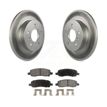 Charger l&#39;image dans la galerie, Rear Coated Brake Rotor Ceramic Pad Kit For 2006-2011 Buick Lucerne Cadillac DTS