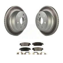 Charger l&#39;image dans la galerie, Rear Coat Brake Rotor Ceramic Pad Kit For Chevrolet Silverado 1500 GMC Sierra XL