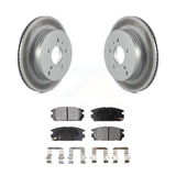 Rear Coated Brake Rotor Ceramic Pad Kit For Chevrolet Equinox Saturn Vue Captiva