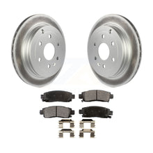 Charger l&#39;image dans la galerie, Rear Coated Brake Rotors Ceramic Pad Kit For Chevrolet Traverse GMC Acadia Buick