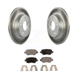 [Rear] 2008-2009 Saturn Astra Premium Coated Rotors & Ceramic Pads Brake Kit For Max Braking