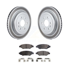 Charger l&#39;image dans la galerie, Rear Coated Disc Brake Rotors And Ceramic Pads Kit For Cadillac SRX Saab 9-4X