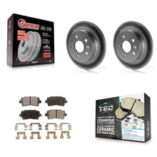 Load image into Gallery viewer, Rear Coat Brake Rotors Ceramic Pad Kit For Chevrolet Malibu Buick LaCrosse Regal
