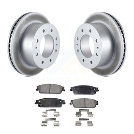 [Rear] 2011 Chevrolet Silverado 1500 Hybrid Premium Coated Rotors & Ceramic Pads Brake Kit For Max Braking