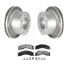 Charger l&#39;image dans la galerie, Rear Coat Brake Rotor Ceramic Pad Kit For Chevrolet Silverado 3500 HD GMC Sierra