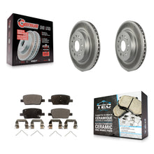 Load image into Gallery viewer, Rear Coat Brake Rotor Ceramic Pad Kit For Chevrolet Traverse GMC Acadia Cadillac