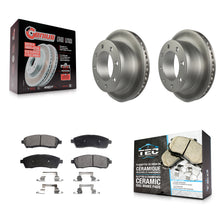 Load image into Gallery viewer, Rear Coat Brake Rotors Ceramic Pad Kit For Ford F-250 Super Duty F-350 Excursion