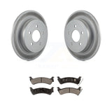 Rear Coated Disc Brake Rotors And Ceramic Pads Kit For Ford Explorer Sport Trac