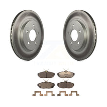 Load image into Gallery viewer, Rear Coated Disc Brake Rotors And Ceramic Pads Kit For Ford Mustang