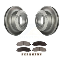 Load image into Gallery viewer, Rear Coated Brake Rotors Ceramic Pad Kit For Ford F-350 Super Duty Cab &amp; Chassis