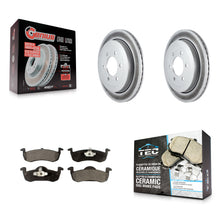 Load image into Gallery viewer, Rear Coat Disc Brake Rotor Ceramic Pad Kit For Ford Expedition Lincoln Navigator