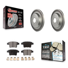 Load image into Gallery viewer, Rear Coated Brake Rotor Ceramic Pad Kit For Ford Five Hundred Freestyle Taurus X