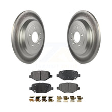 Load image into Gallery viewer, Rear Coated Brake Rotor Ceramic Pad Kit For Ford Explorer With Heavy Duty Brakes