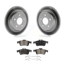 Load image into Gallery viewer, Rear Coated Disc Brake Rotors And Ceramic Pads Kit For Ford Focus