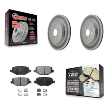 Load image into Gallery viewer, Rear Coated Brake Rotor Ceramic Pad Kit For Ford Explorer Police Interceptor MKS