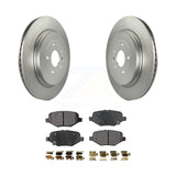 Rear Coat Brake Rotor Ceramic Pad Kit For Ford Explorer Taurus Flex Police Sedan