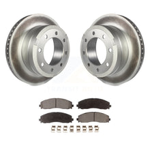 Load image into Gallery viewer, Rear Coated Disc Brake Rotor And Ceramic Pad Kit For Ford F-250 Super Duty F-350