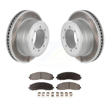 Load image into Gallery viewer, Rear Coat Disc Brake Rotor Ceramic Pad Kit For Ford F-250 Super Duty F-350 F-450