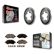 Charger l'image dans la galerie, Rear Coated Disc Brake Rotor Ceramic Pad Kit For Ford Transit-250 Transit-350 HD