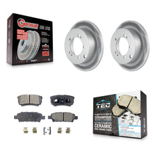 Load image into Gallery viewer, Rear Coated Disc Brake Rotor And Ceramic Pad Kit For Mitsubishi Lancer Outlander