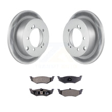 Charger l&#39;image dans la galerie, Rear Coat Brake Rotors Ceramic Pad Kit For Dodge Stratus With 14&quot; Factory Wheels