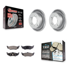 Charger l'image dans la galerie, Rear Coat Brake Rotors Ceramic Pad Kit For Dodge Stratus With 14" Factory Wheels