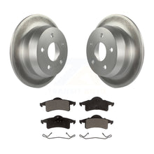 Charger l&#39;image dans la galerie, Rear Coated Disc Brake Rotor &amp; Ceramic Pad Kit For 1999-2004 Jeep Grand Cherokee