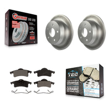 Charger l'image dans la galerie, [Rear] 1999-2004 Jeep Grand Cherokee Premium Coated Rotors &amp; Ceramic Pads Brake Kit For Max Braking