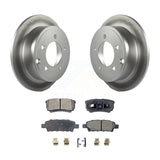 Rear Coated Brake Rotors Ceramic Pad Kit For Jeep Dodge Patriot Chrysler Compass