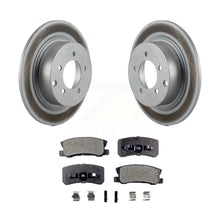 Charger l&#39;image dans la galerie, Rear Coated Brake Rotors Ceramic Pad Kit For Jeep Patriot Dodge Chrysler Compass