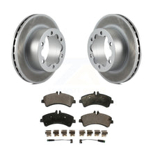 Charger l&#39;image dans la galerie, Rear Coat Disc Brake Rotor Ceramic Pad Kit For Sprinter 3500 Mercedes-Benz Dodge