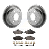 Rear Coat Brake Rotor Ceramic Pad Kit For Sprinter 2500 Mercedes-Benz Dodge 3500