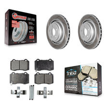 Charger l'image dans la galerie, Rear Coat Brake Rotors Ceramic Pad Kit For Dodge Charger Chrysler 300 Challenger