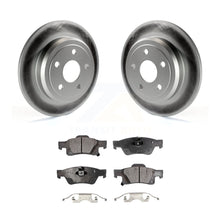 Charger l&#39;image dans la galerie, Rear Coat Disc Brake Rotor Ceramic Pad Kit For Jeep Grand Cherokee Dodge Durango