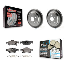 Charger l'image dans la galerie, Rear Coat Disc Brake Rotor Ceramic Pad Kit For Jeep Grand Cherokee Dodge Durango