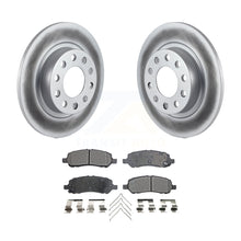 Load image into Gallery viewer, Rear Coated Disc Brake Rotors And Ceramic Pads Kit For 2013-2016 Dodge Dart