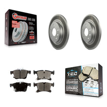Load image into Gallery viewer, Rear Coated Disc Brake Rotor Ceramic Pad Kit For Chrysler Pacifica Voyager Grand