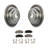 Rear Coated Disc Brake Rotors And Ceramic Pads Kit For Subaru Forester Impreza