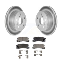 Charger l&#39;image dans la galerie, Rear Coated Disc Brake Rotor Ceramic Pad Kit For Toyota Camry Lexus ES300 Solara