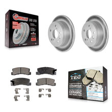 Load image into Gallery viewer, Rear Coated Disc Brake Rotor Ceramic Pad Kit For Toyota Camry Lexus ES300 Solara