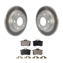 Load image into Gallery viewer, Rear Coated Disc Brake Rotors And Ceramic Pads Kit For Audi A4 Quattro