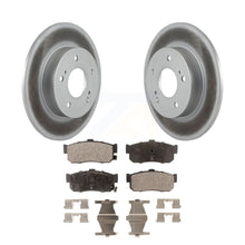 Charger l&#39;image dans la galerie, Rear Coated Brake Rotors Ceramic Pad Kit For Nissan Maxima Infiniti I30 INFINITI