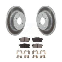 Charger l&#39;image dans la galerie, Rear Coated Disc Brake Rotors Ceramic Pad Kit For Nissan Maxima Infiniti I35 I30