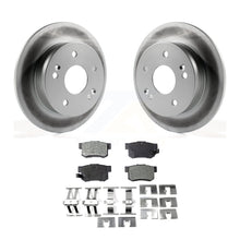 Charger l&#39;image dans la galerie, Rear Coated Brake Rotor Ceramic Pad Kit For Honda Accord Civic Acura RSX Integra