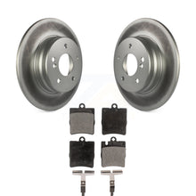 Load image into Gallery viewer, Rear Coated Brake Rotors Ceramic Pad Kit For Mercedes-Benz E320 C230 C240 CLK320